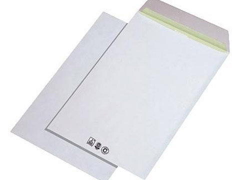 Kuvertierumschlag gummiert C4 mit Fenster 100g/qm